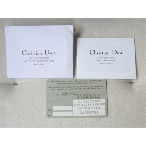 christian dior authenticity card|christian dior knockoff handbags.